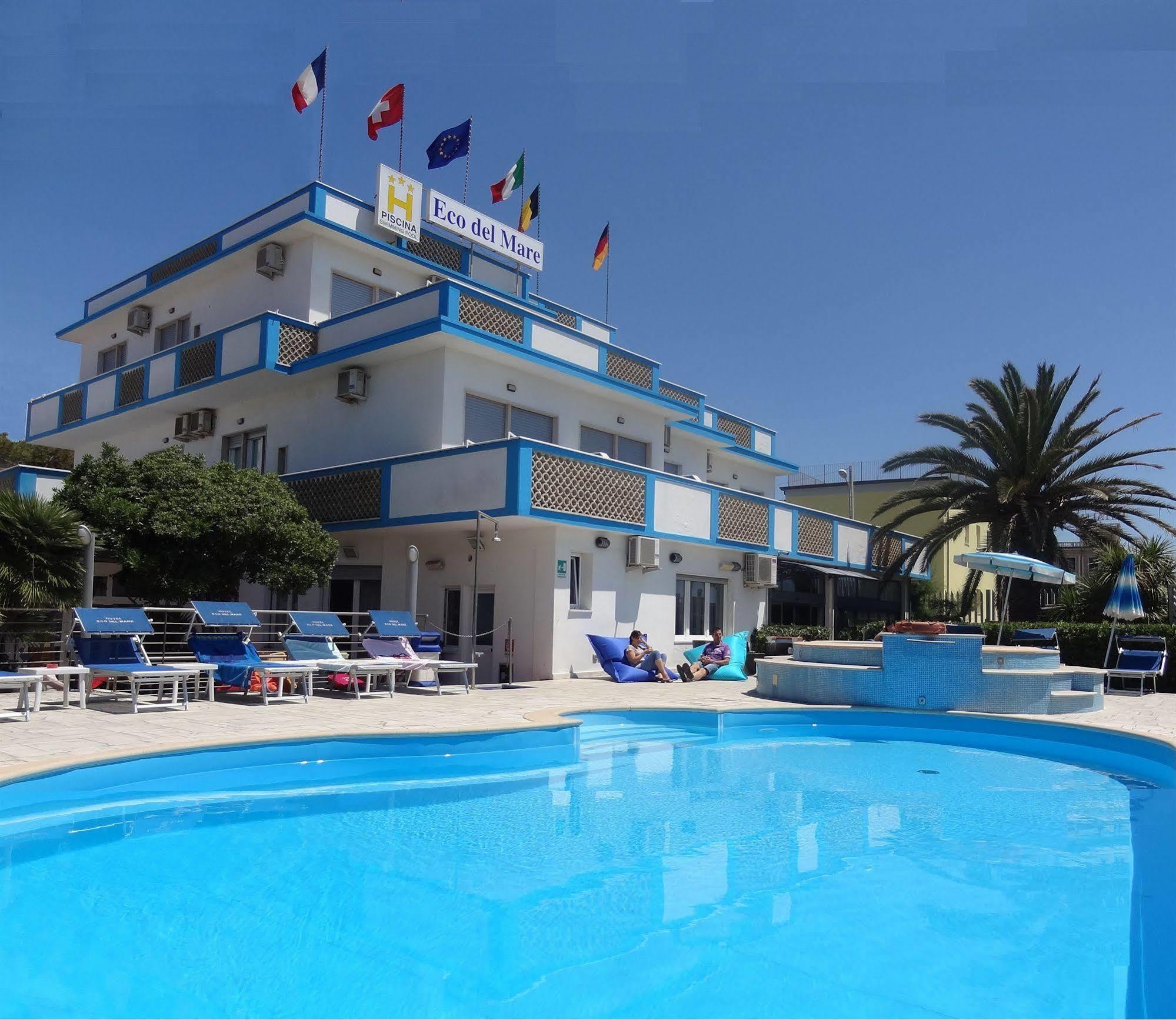 Hotel Eco Del Mare Marina di Massa Eksteriør bilde