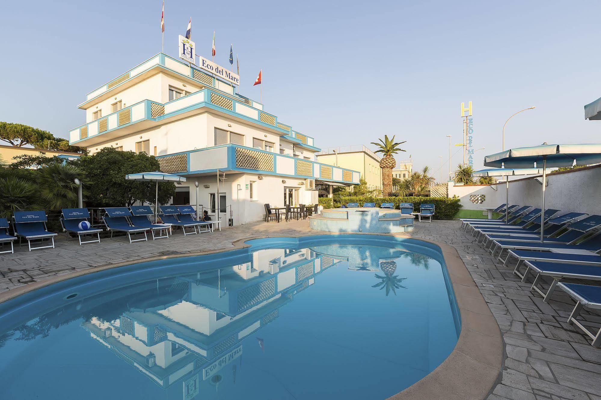Hotel Eco Del Mare Marina di Massa Eksteriør bilde